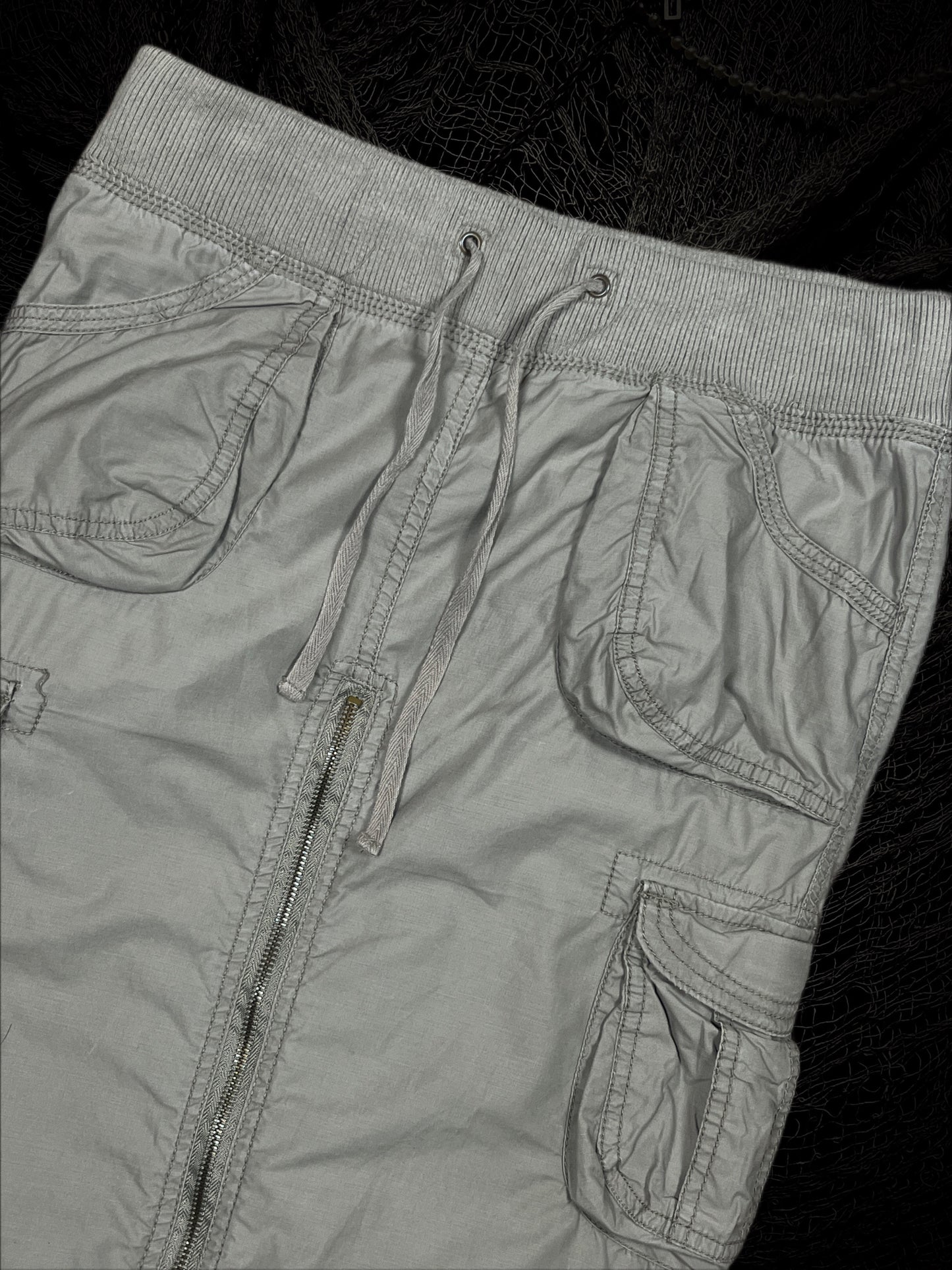 GOA Grey Cargo Maxi Skirt