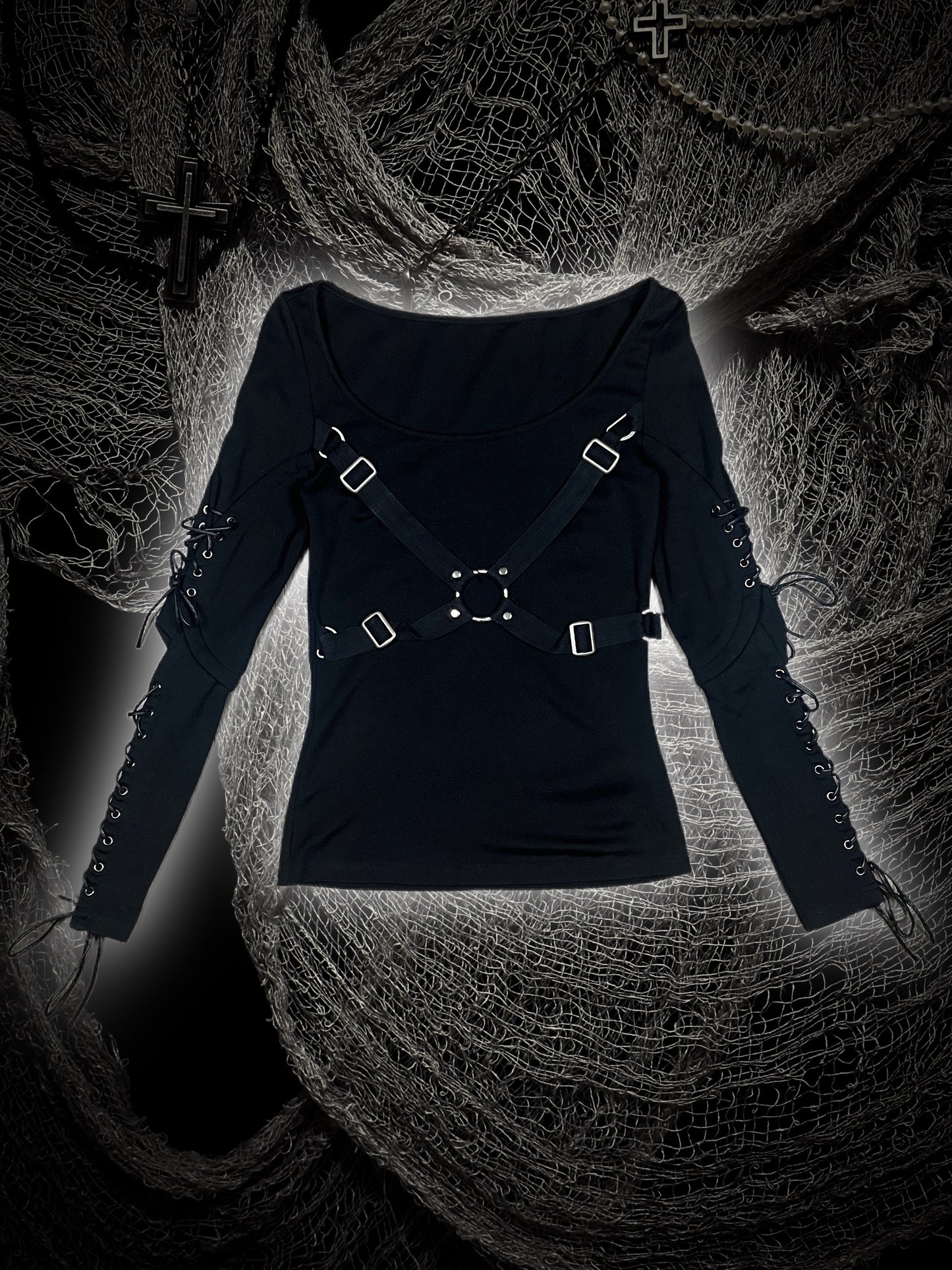 PUNK RAVE Bondage Long-Sleeve