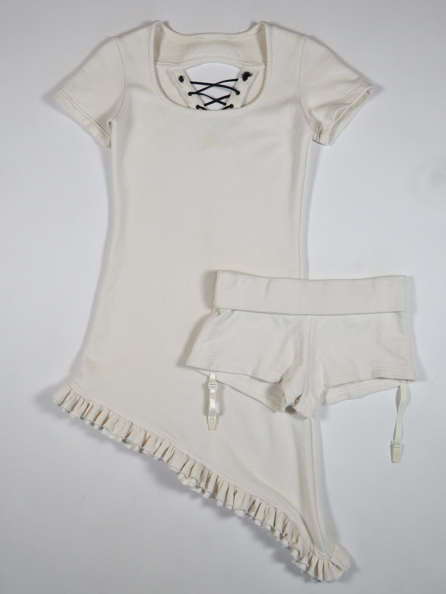 NA+H Top & Garter Shorts Set