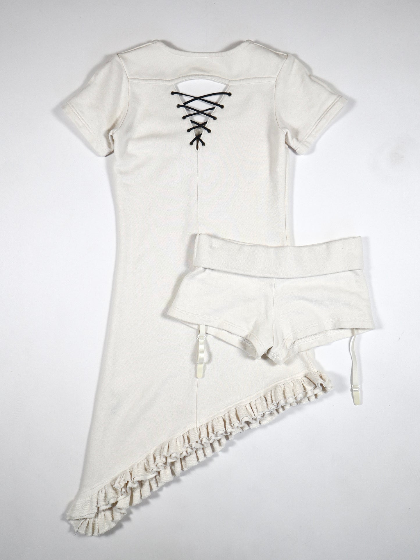 NA+H Top & Garter Shorts Set