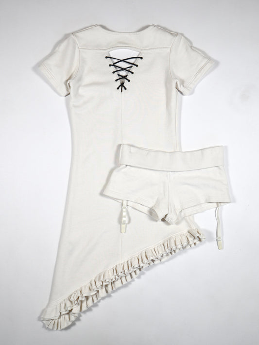 NA+H Top & Garter Shorts Set