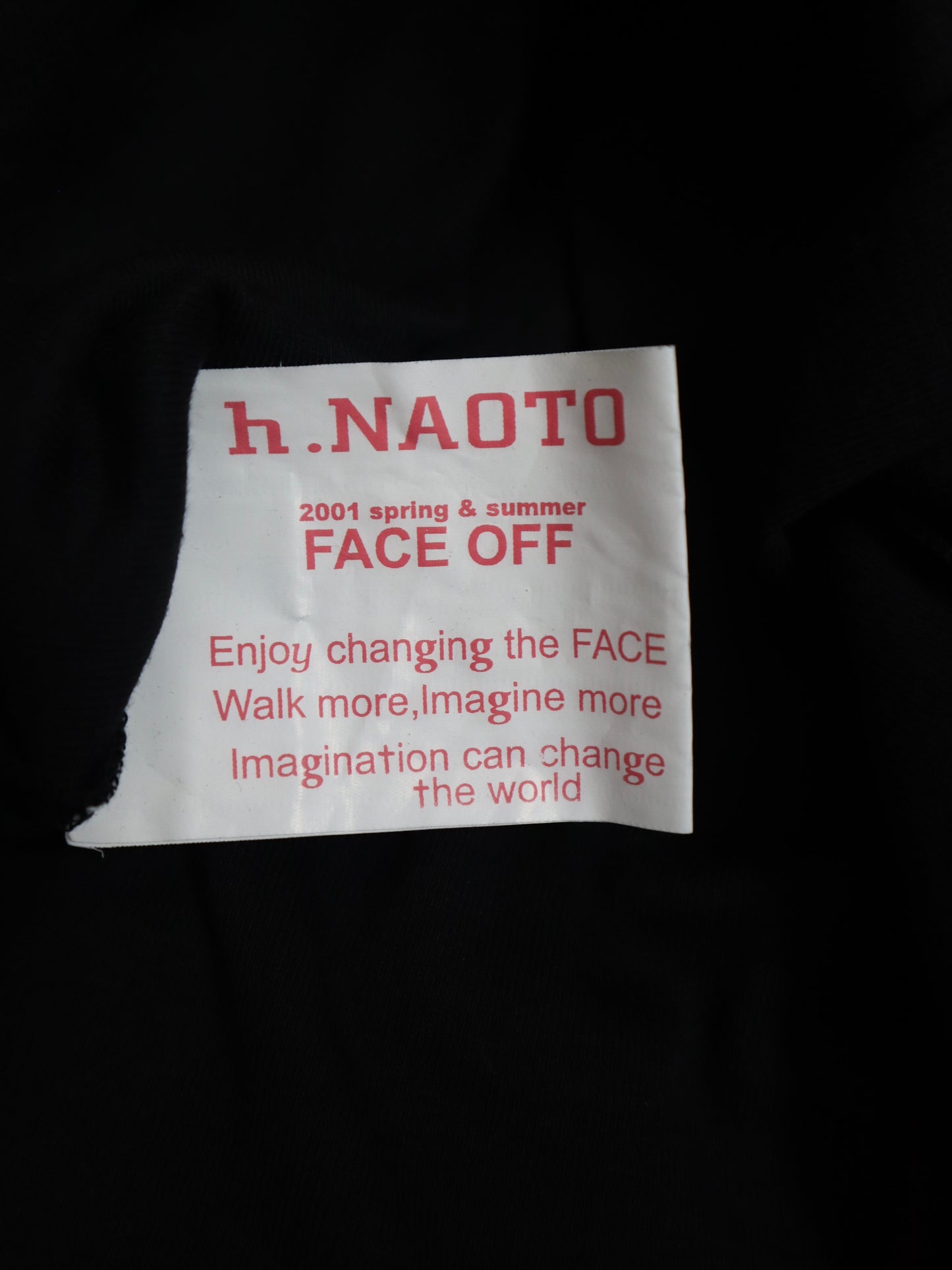 H.NAOTO FACE OFF SS2001 Cutsew