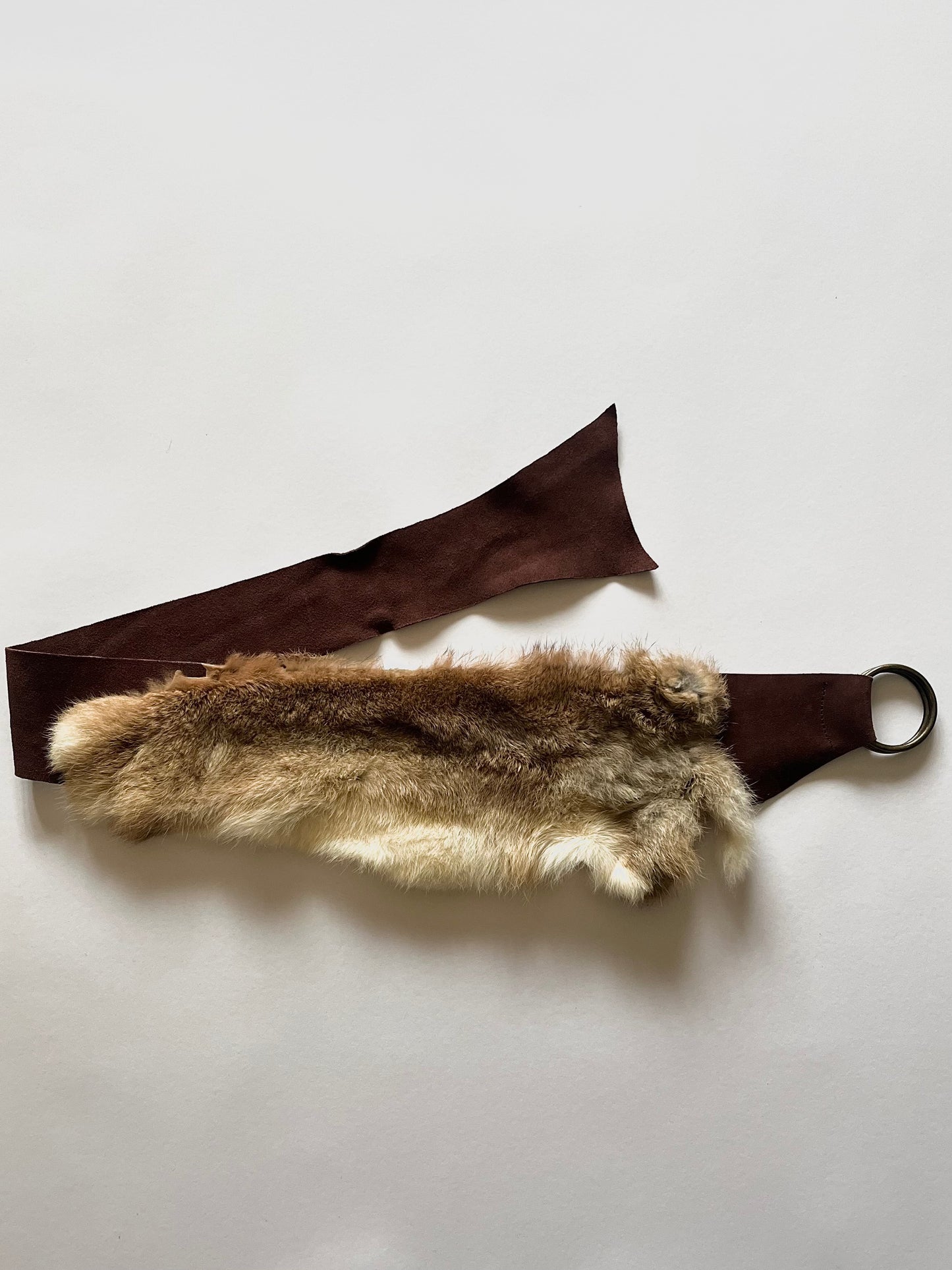 GOA Rabbit Fur Belt