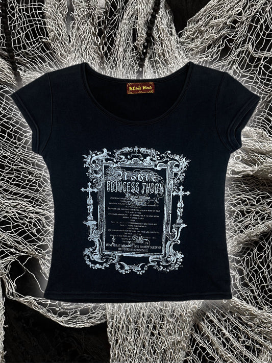 H.NAOTO BLOOD Gothic Type Baby Tee