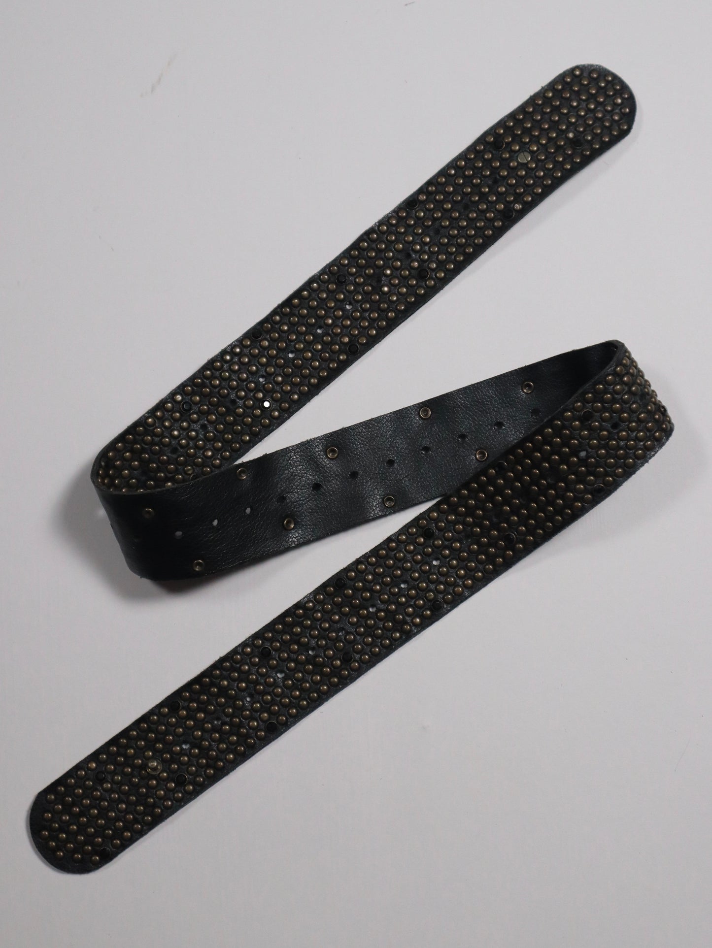 SLY Studded Wide Leather Belt