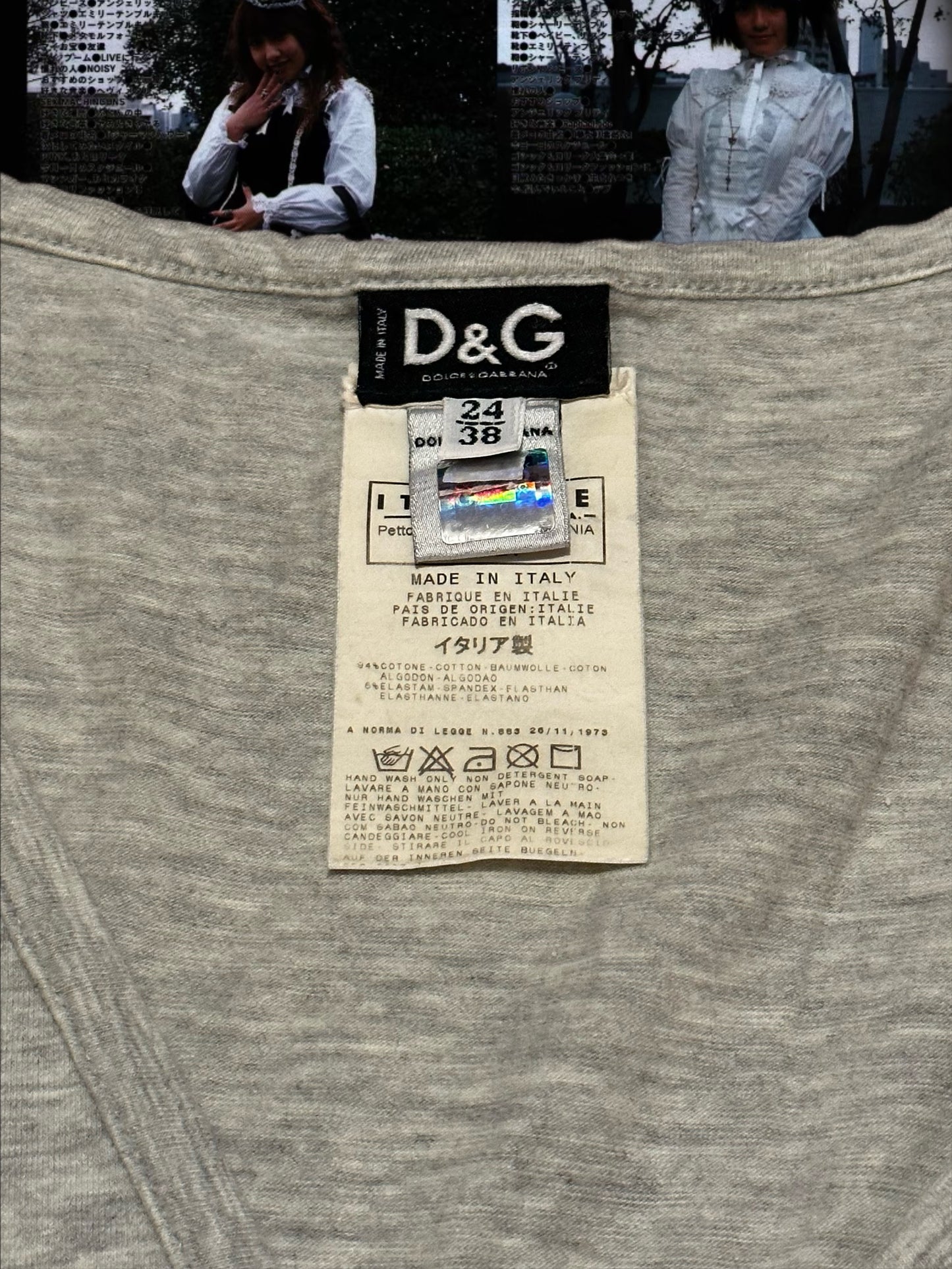 D&G “Shopping Makes Me Feel Better” Tank