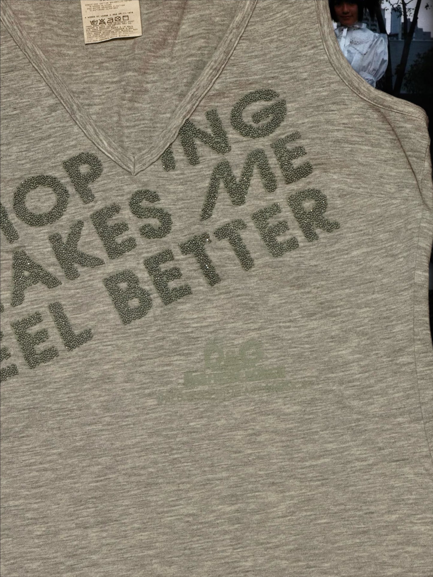 D&G “Shopping Makes Me Feel Better” Tank